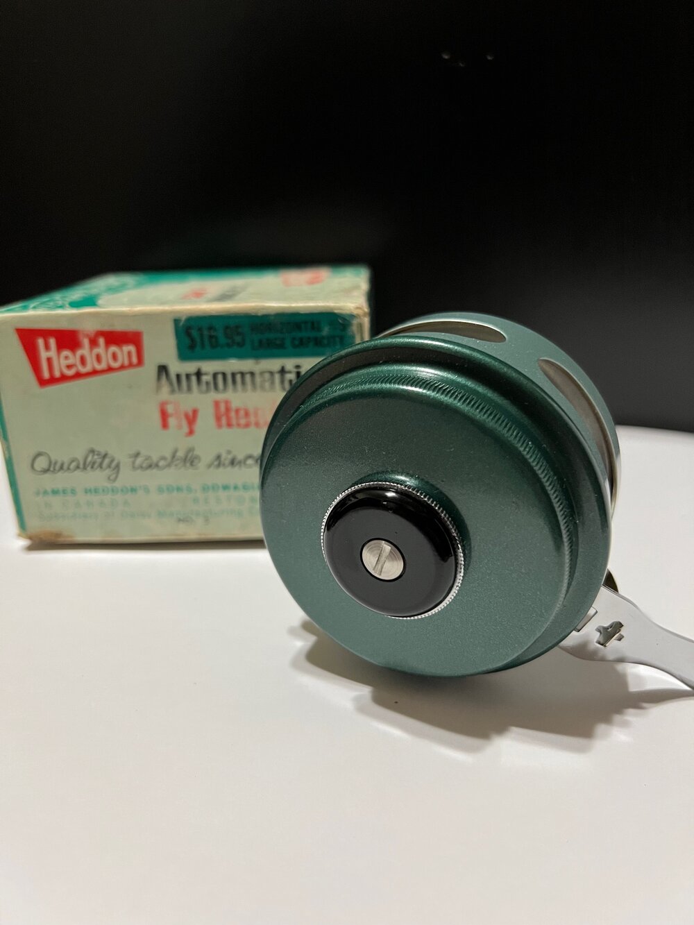 Heddon Model 5 Automatic Fly Fishing Reel With Original Box Circa