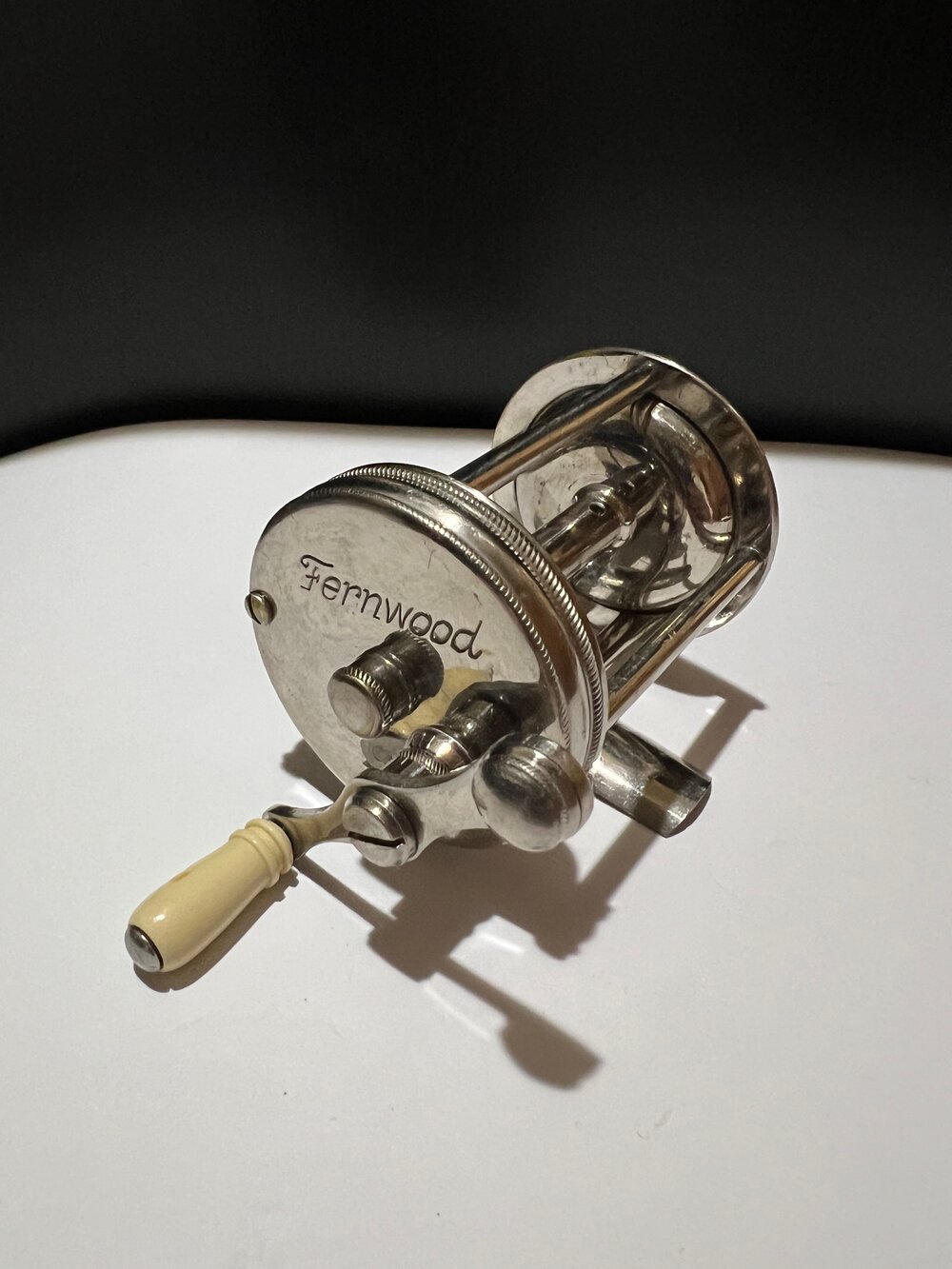 Montague FERNWOOD Nickel Plated Casting Reel 60 yard Circa -1912 — VINTAGE  FISHING REELS