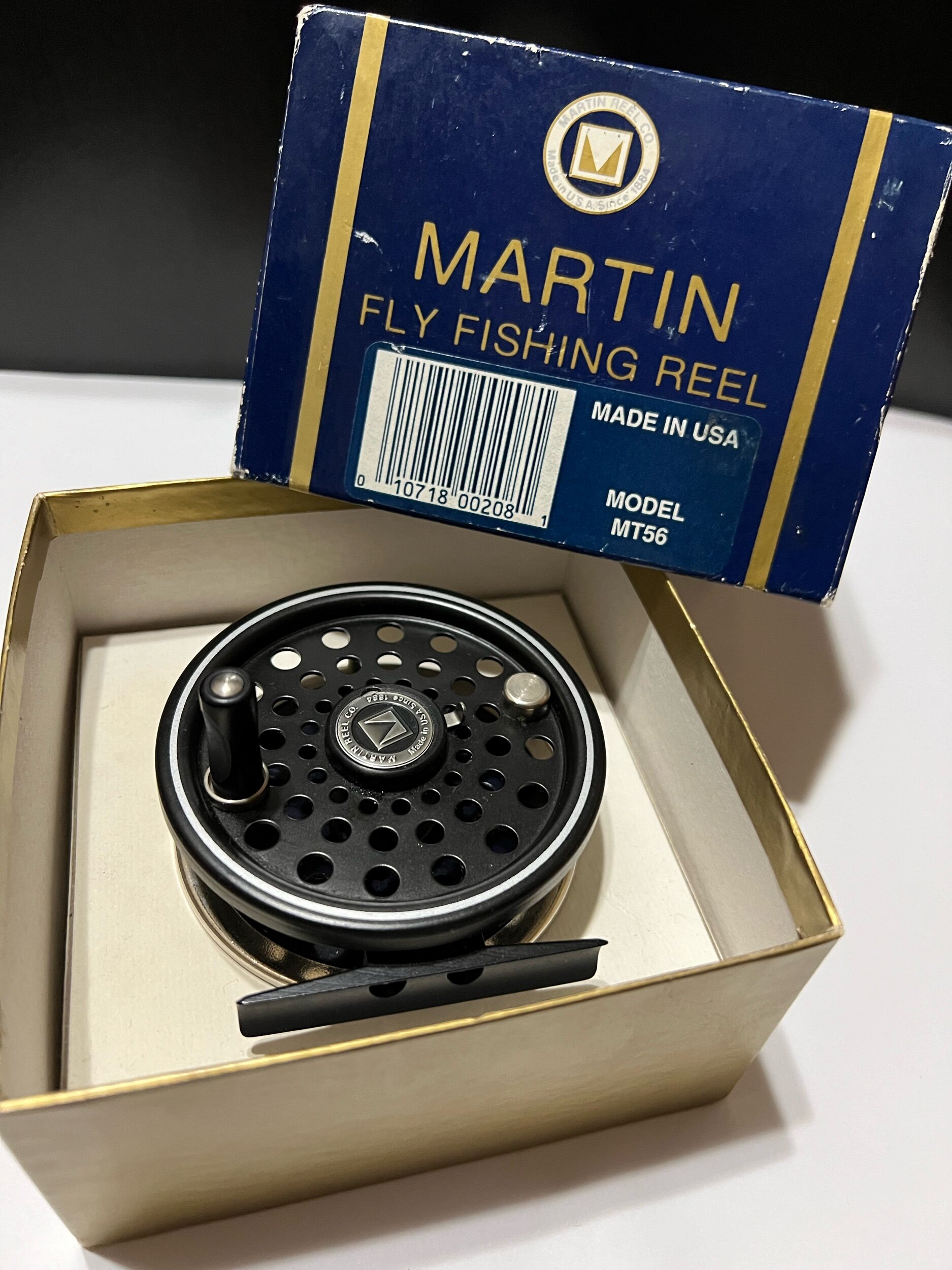 Martin Model M-9D MINT Fly Fishing Reel with Original Box & Manual