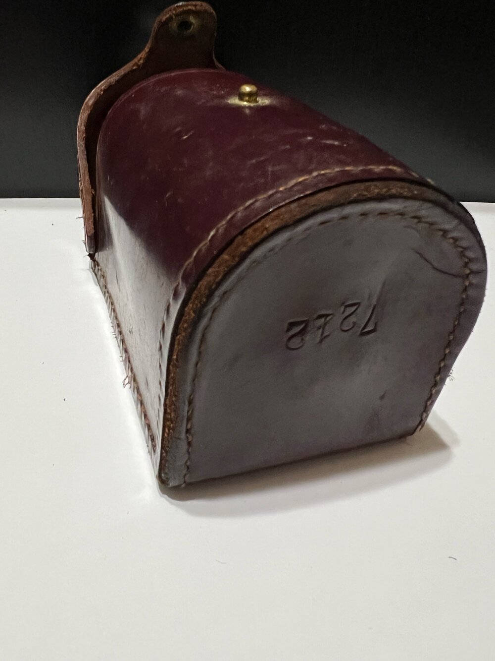 Pflueger WORTH Jeweled with Leather Case Circa - 1915 — VINTAGE