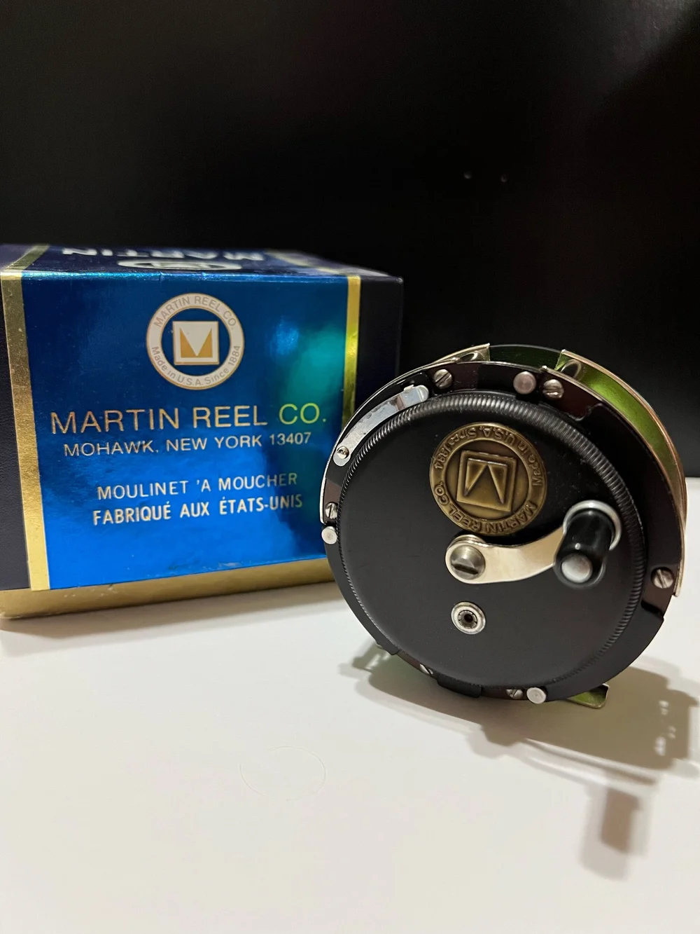 Martin MG-72 Fly fishing Reel with Original Box & Manual Mohawk