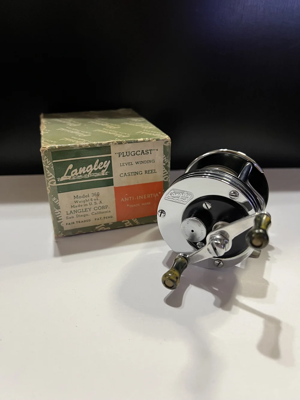 Langley PLUGCAST No. 360 Aluminum Tournament Narrow Spool