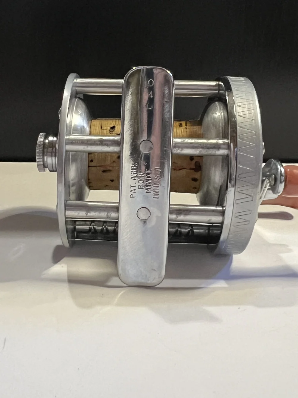 Bronson J.C Higgins No. # 537-3103 Engraved 7 Fish Reel Circa-1950