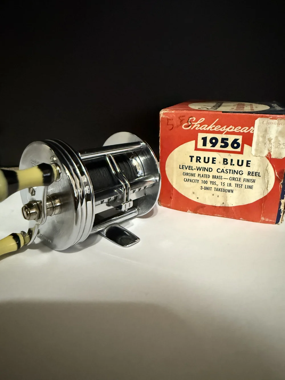 Shakespeare TRUE BLUE No. 1956 Level Wind 100 Yard with