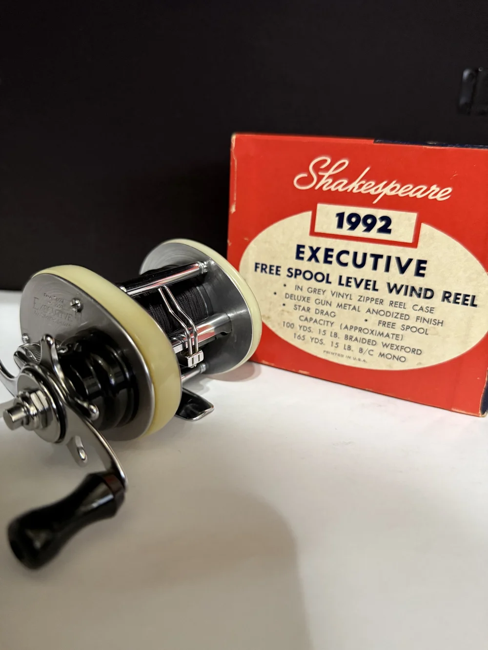Shakespeare Executive No. 1992 Model QU Mk-1 Free Spool with
