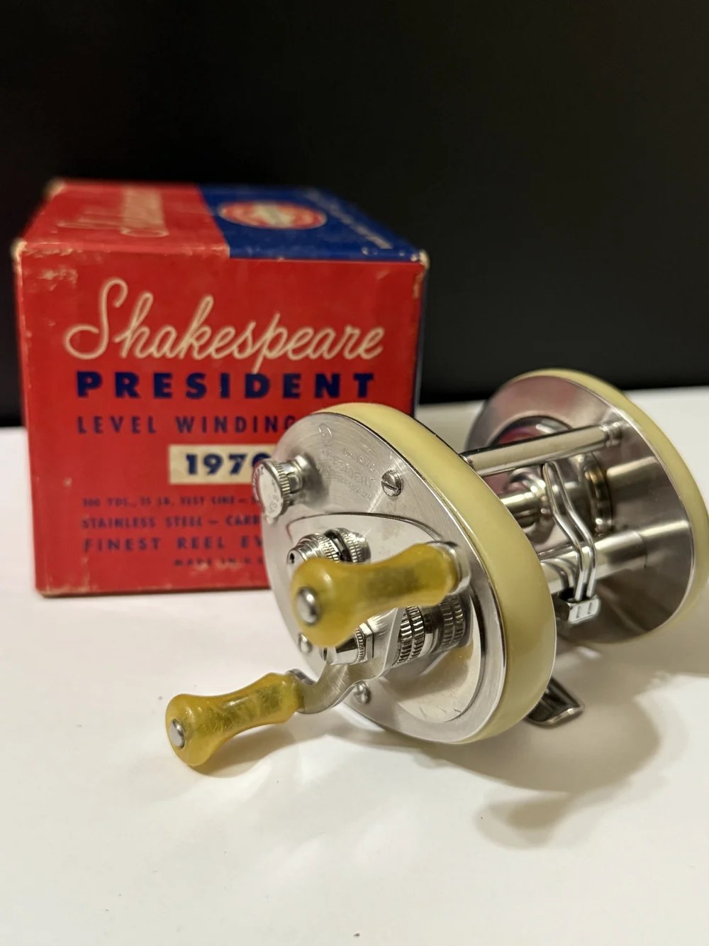 Shakespeare PRESIDENT No. 1970 Level Wind with Original Box and