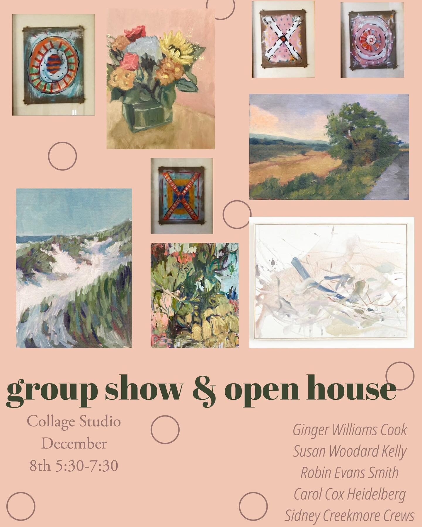 Instagram Takeover ~ - we have a post today created by @jacksonpreparatory student @annacatehays who has worked on her externship project with us ! Great design to help promote our upcoming Thursday, December 8 Group Show !  Being Prep graduates ours