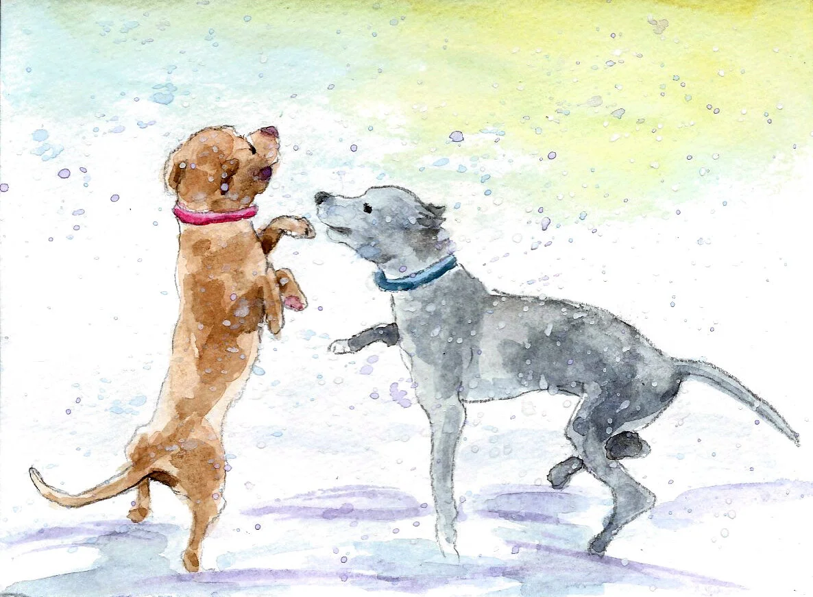 Snow Day: Watercolor