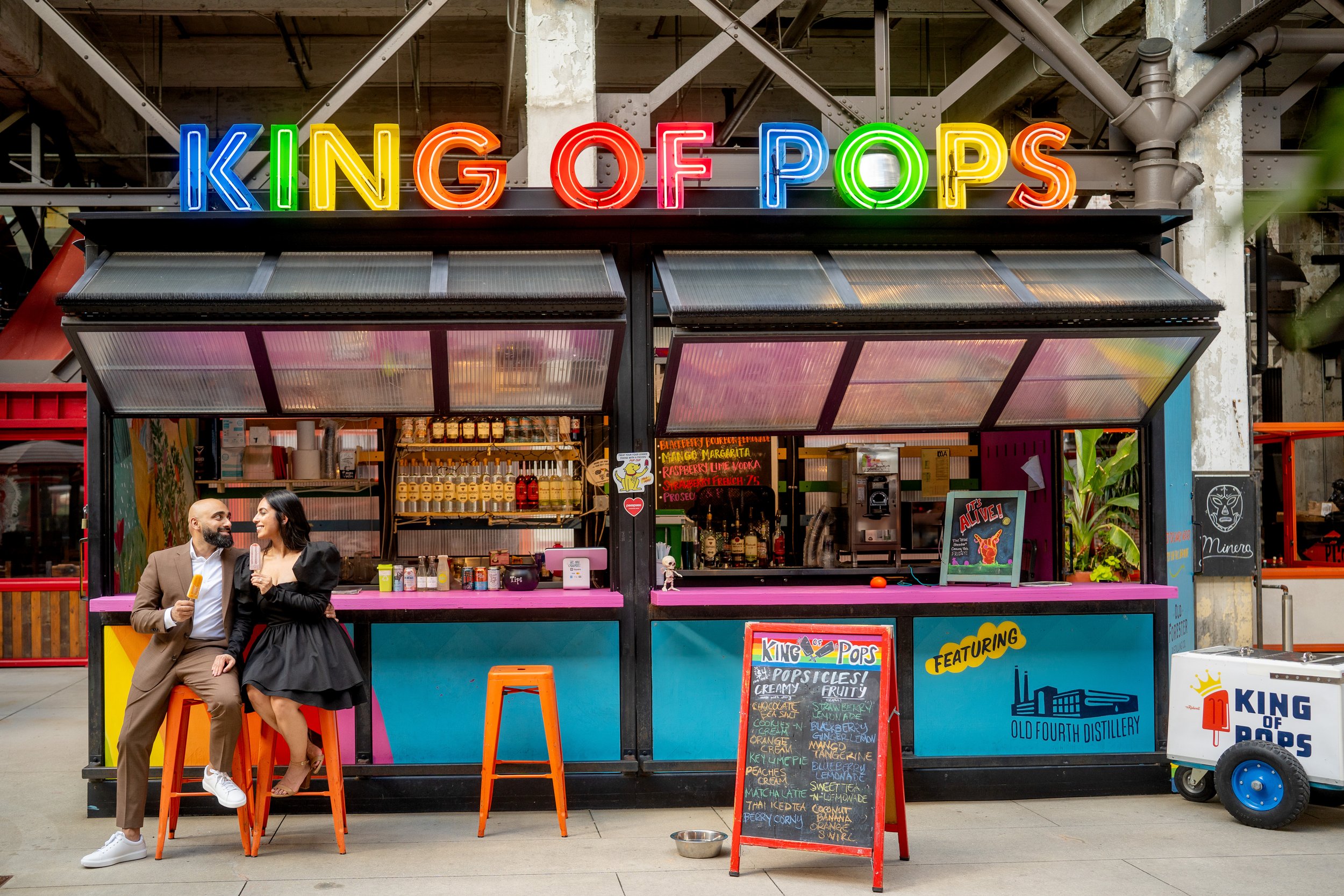 Atlanta Engagement Session at Ponce City Market
