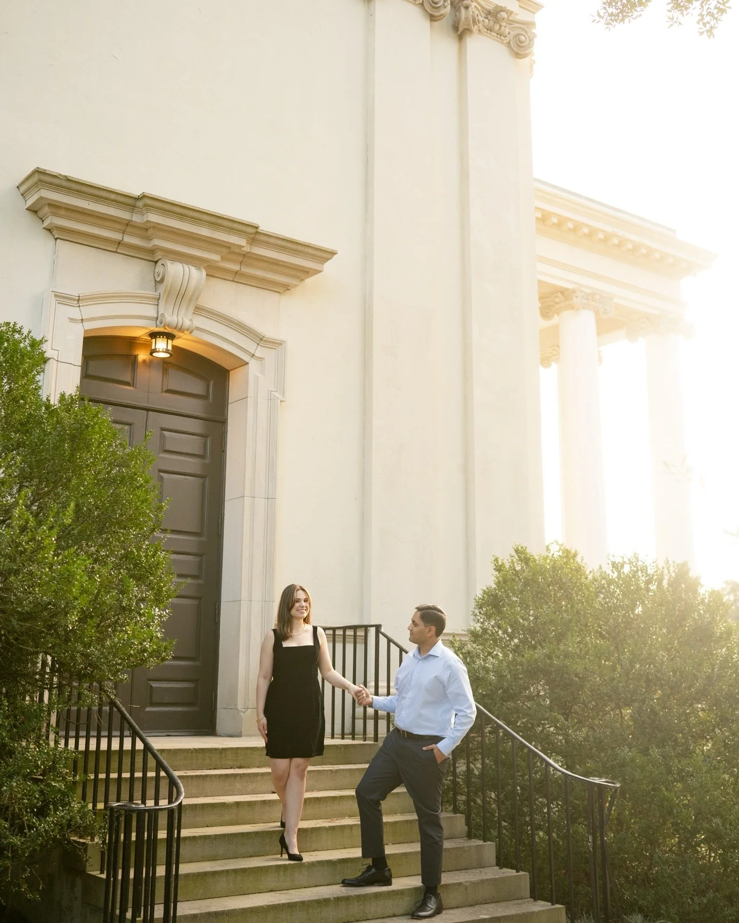 Sneak peeks from Sam and Sohil&rsquo;s beautiful winter engagement session! These two flew in from Philly for the session and since they met in grad school, decided Emory&rsquo;s campus would be the perfect spot for their engagement photos. 
I can&rs