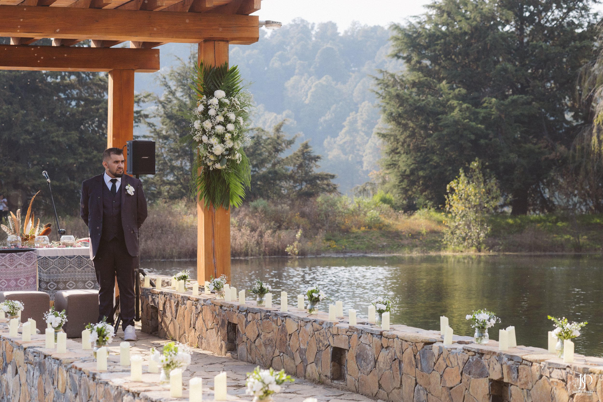 Fotos de Ceremonia Religiosa de Boda en Cabañas Sierra del Tecuán (Tapalpa, Jal.)