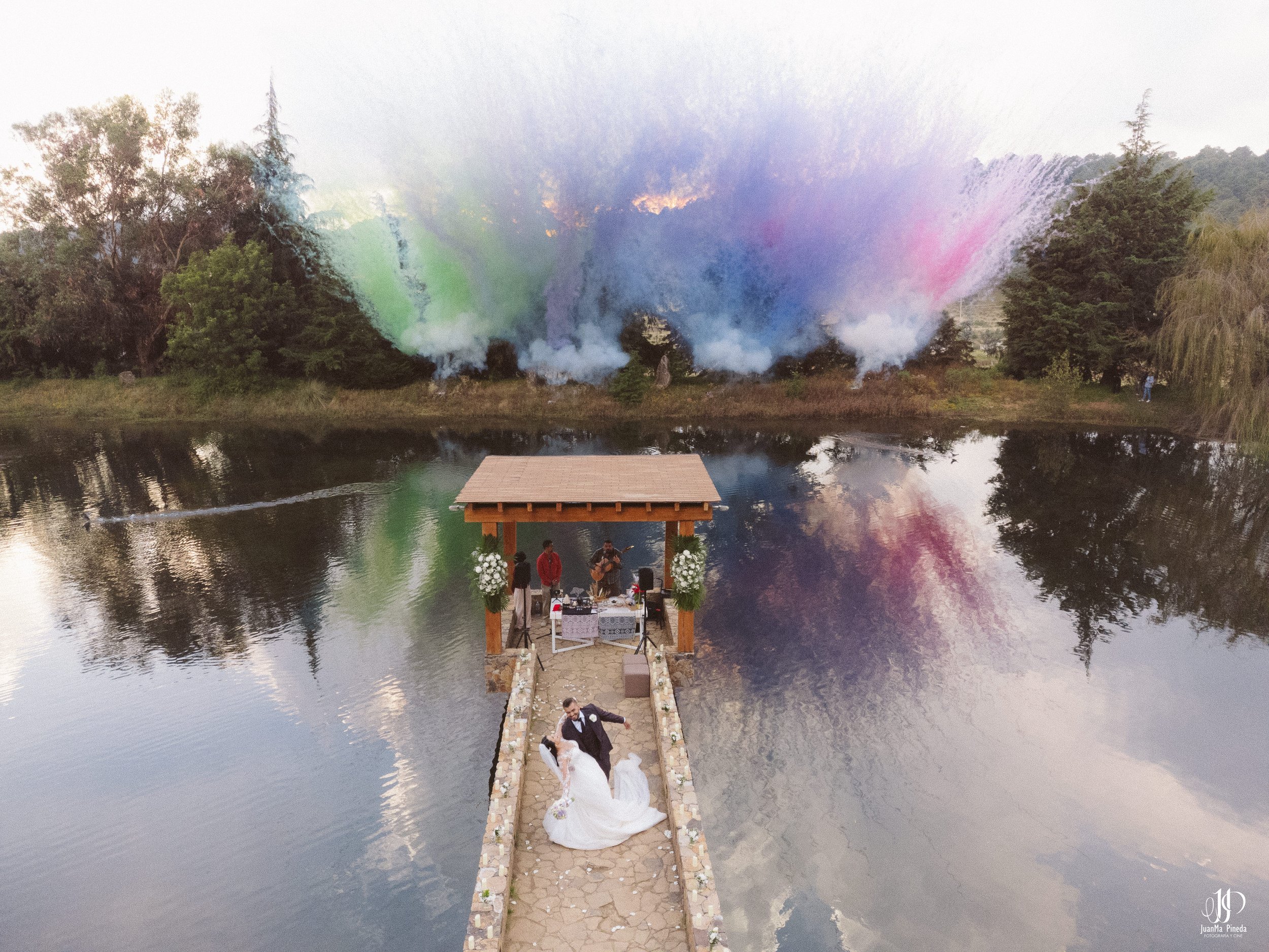 Fotos de Ceremonia Religiosa de Boda en Cabañas Sierra del Tecuán (Tapalpa, Jal.)