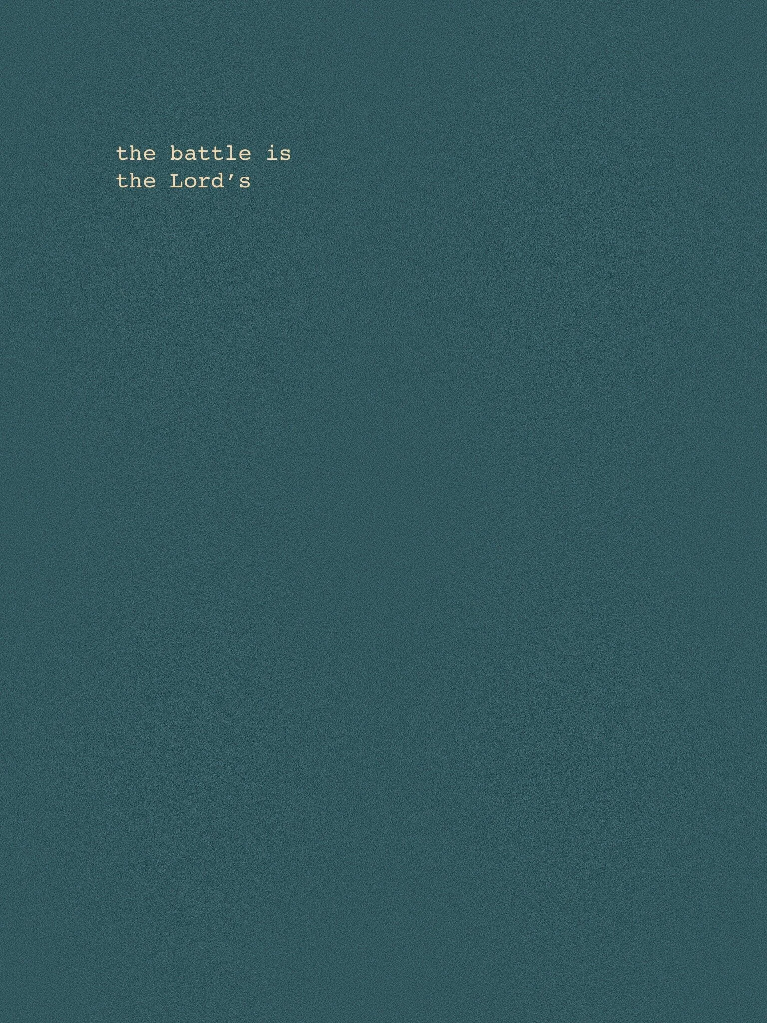 battle is the Lord's art.jpg