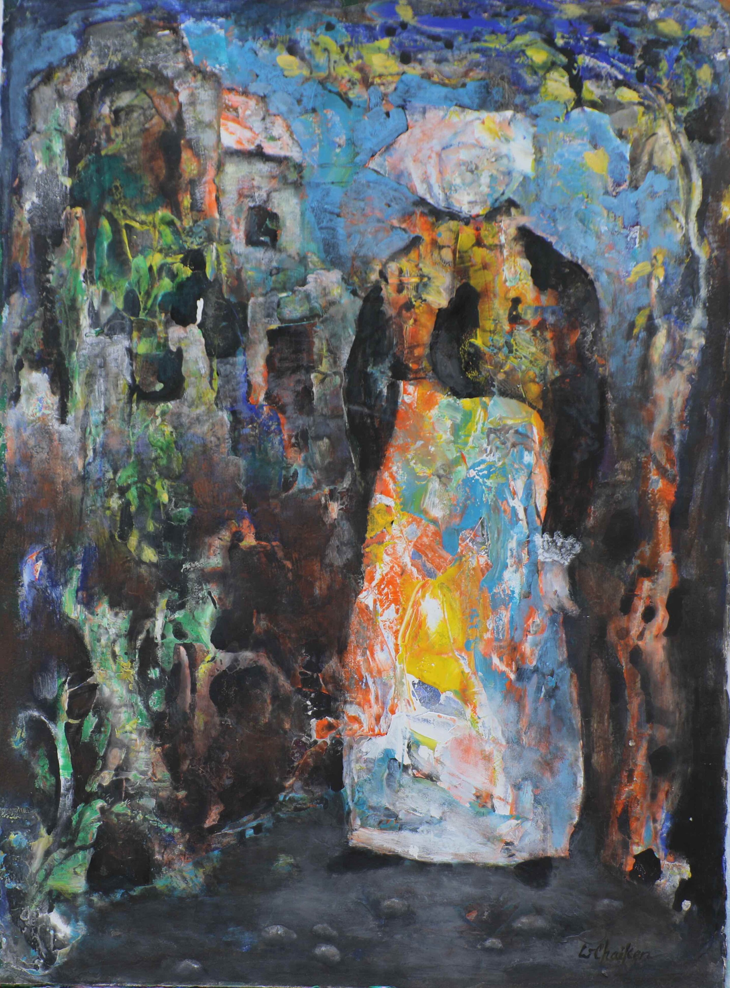Woman in Ruins