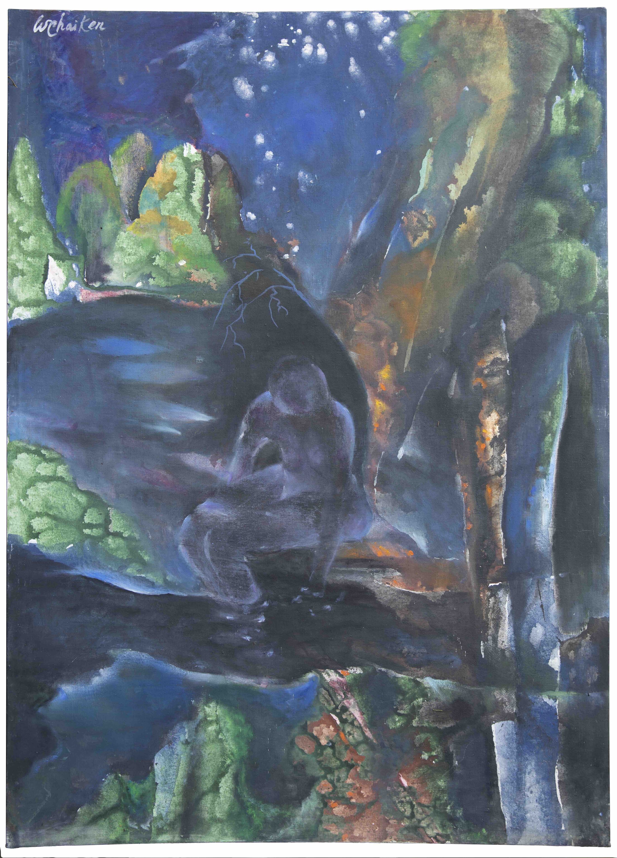 Bather with Stars