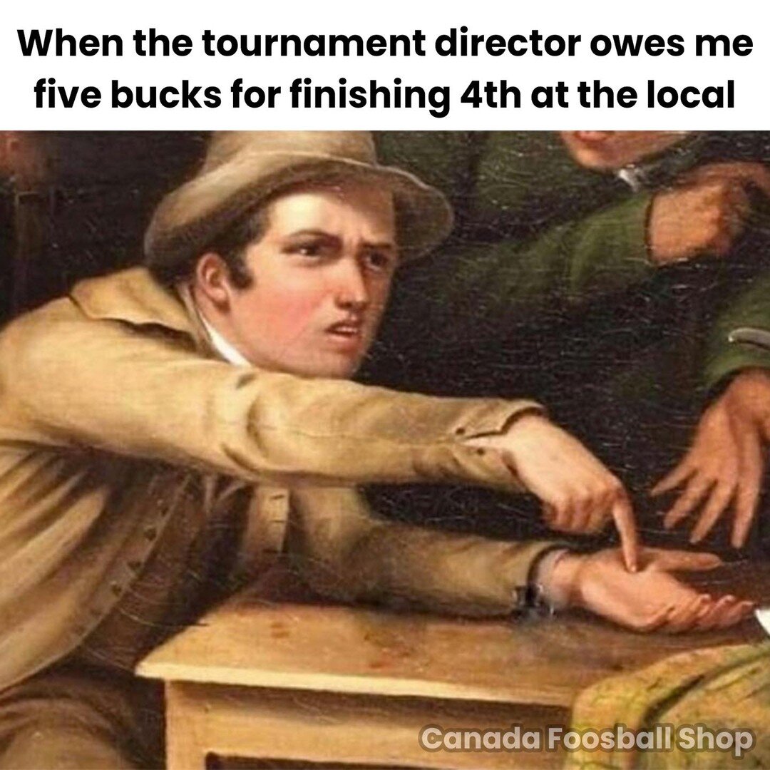 Remember this feeling?? Where are my tournament directors at?  I&rsquo;ve run a bunch of tourneys over the years and there&rsquo;s always someone who come up early asking for their payout like this guy 🤣... aaaand I&rsquo;ll admit as a beginner I mi