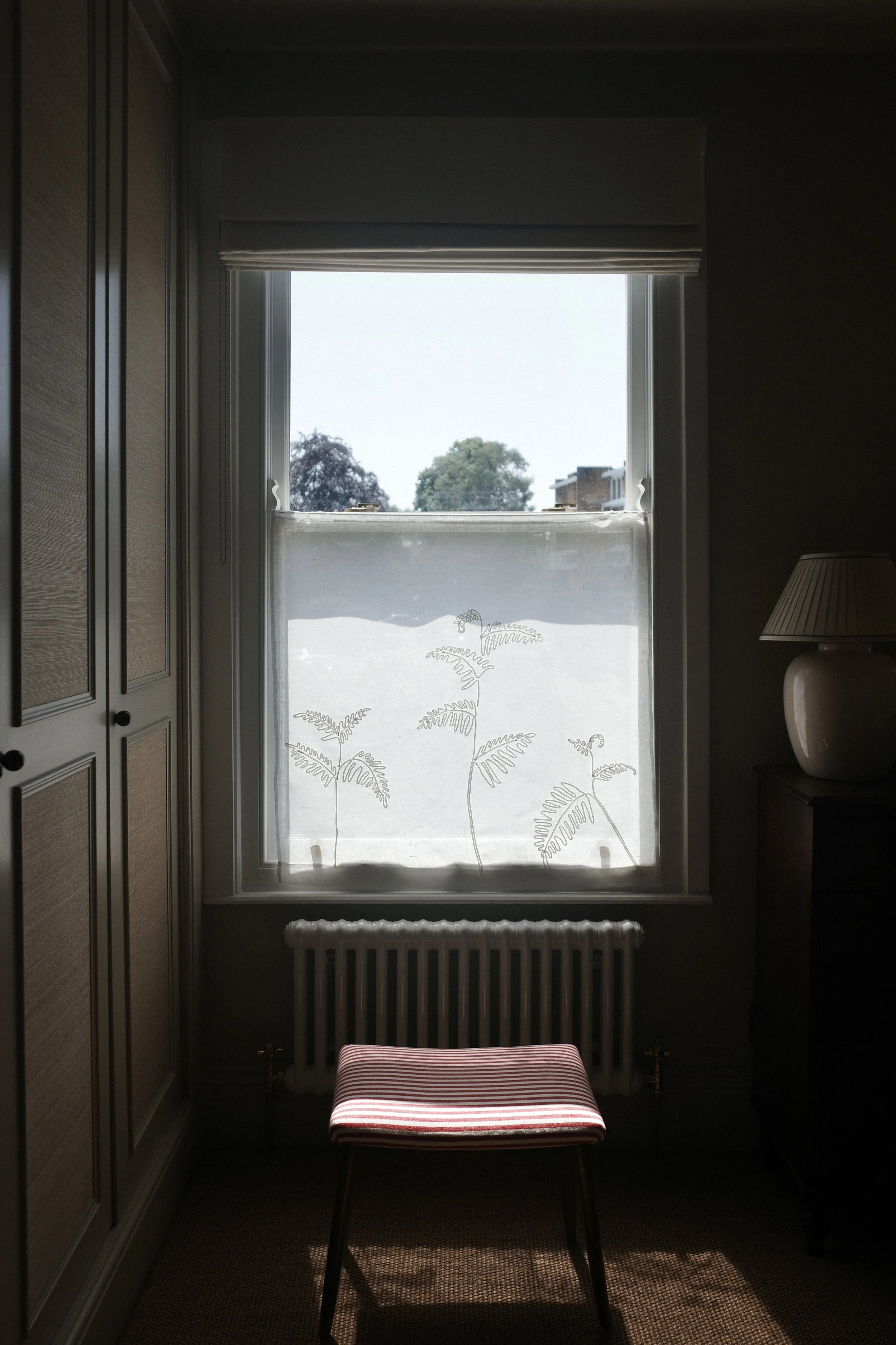 Wild Ferns - Cafe Curtain - Made to Order