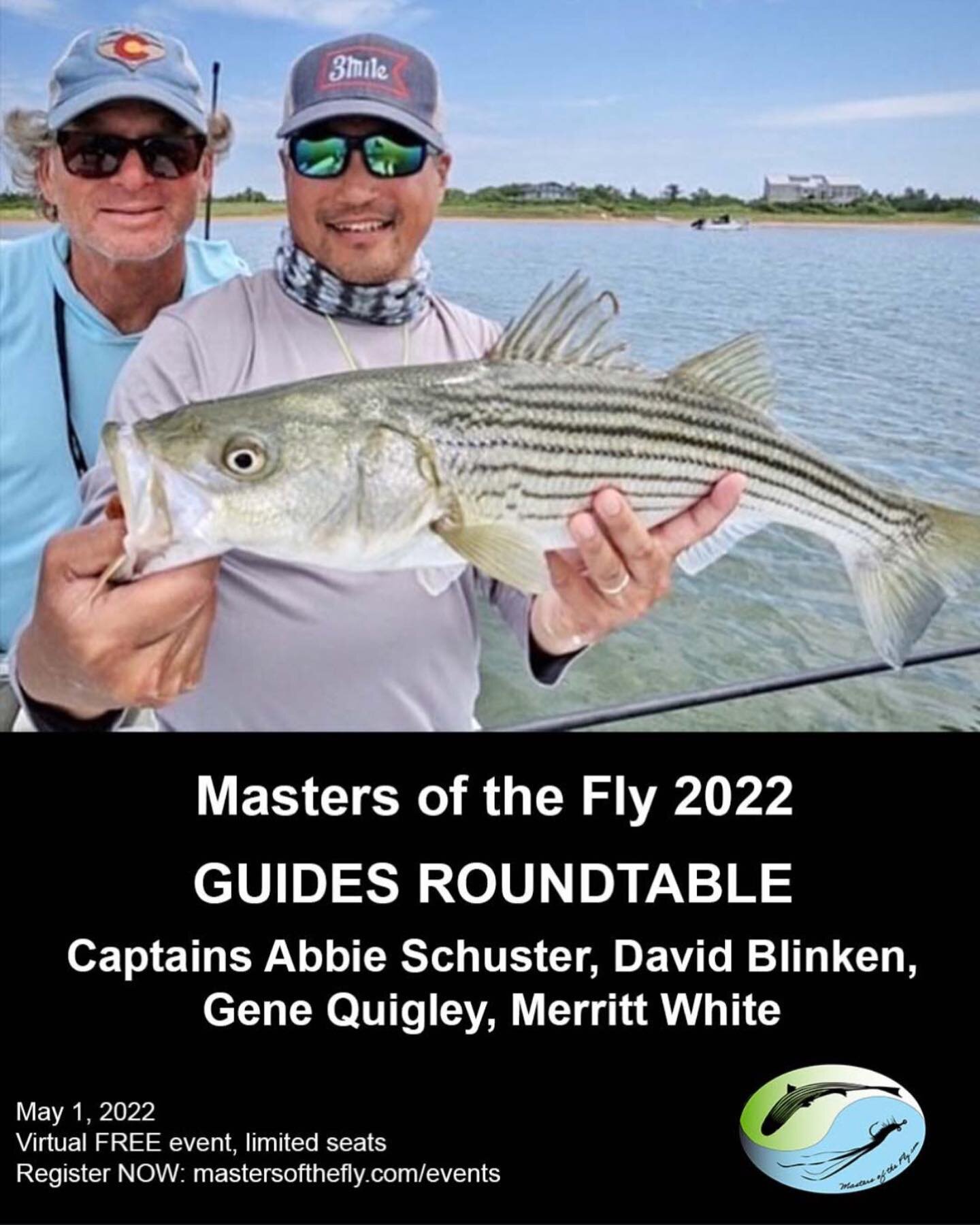LAST EVENT OF THE SEASON! Join us for tonight&rsquo;s free Zoom for a 2022 fishing season report from four guides covering New Jersey to Massachusetts. Catch &lsquo;em up y&rsquo;all!!
.
#mastersofthefly