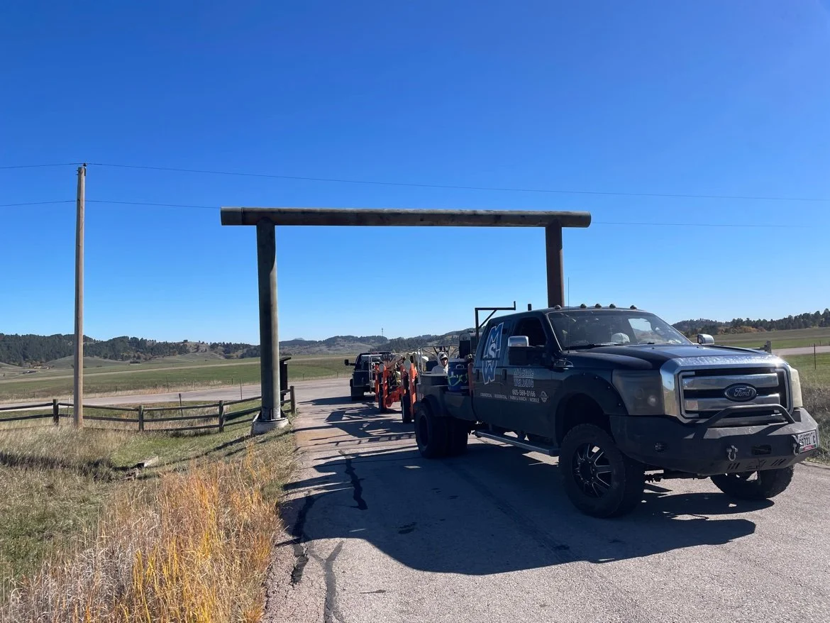 Pipe ranch entrance — Frawley Ranch
