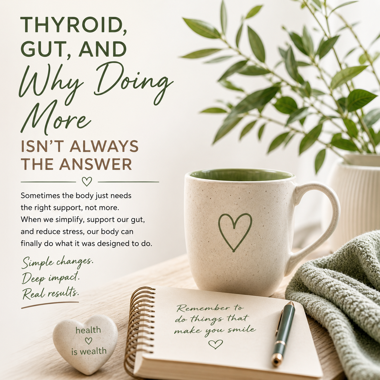 Thyroid, Gut, and Why Doing More Isn’t Always the Answer