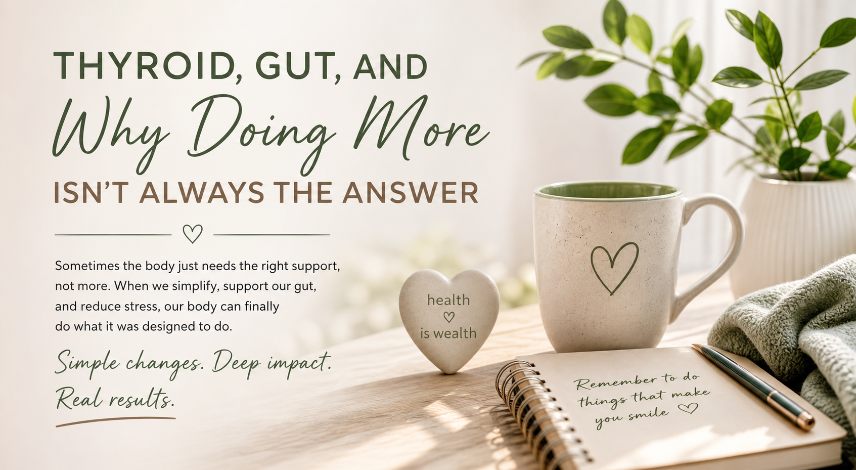 Simple support for natural wellness