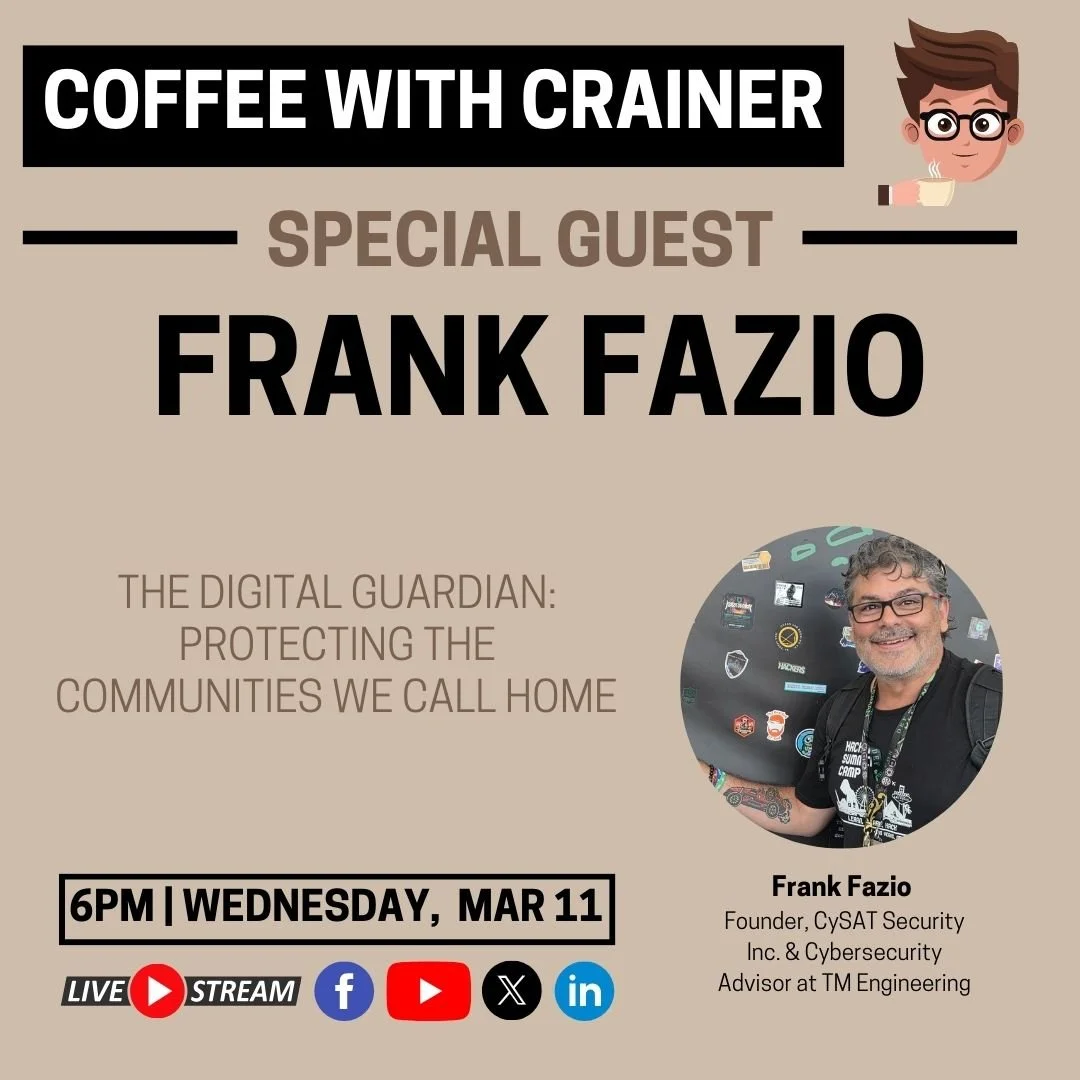 Episode 210: The Digital Guardian: Protecting the Communities We Call Home — Live with Frank Fazio