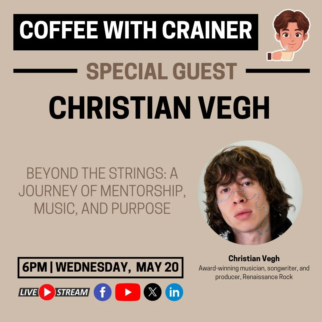 Episode 217: Beyond the Strings: A Journey of Mentorship, Music, and Purpose — Live with Christian Vegh