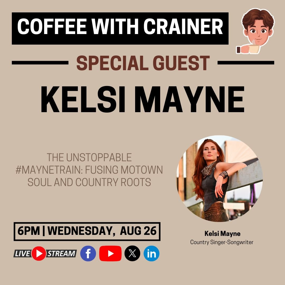 Episode 223: The Unstoppable #MayneTrain: Fusing Motown Soul and Country Roots - Live with Kelsi Mayne