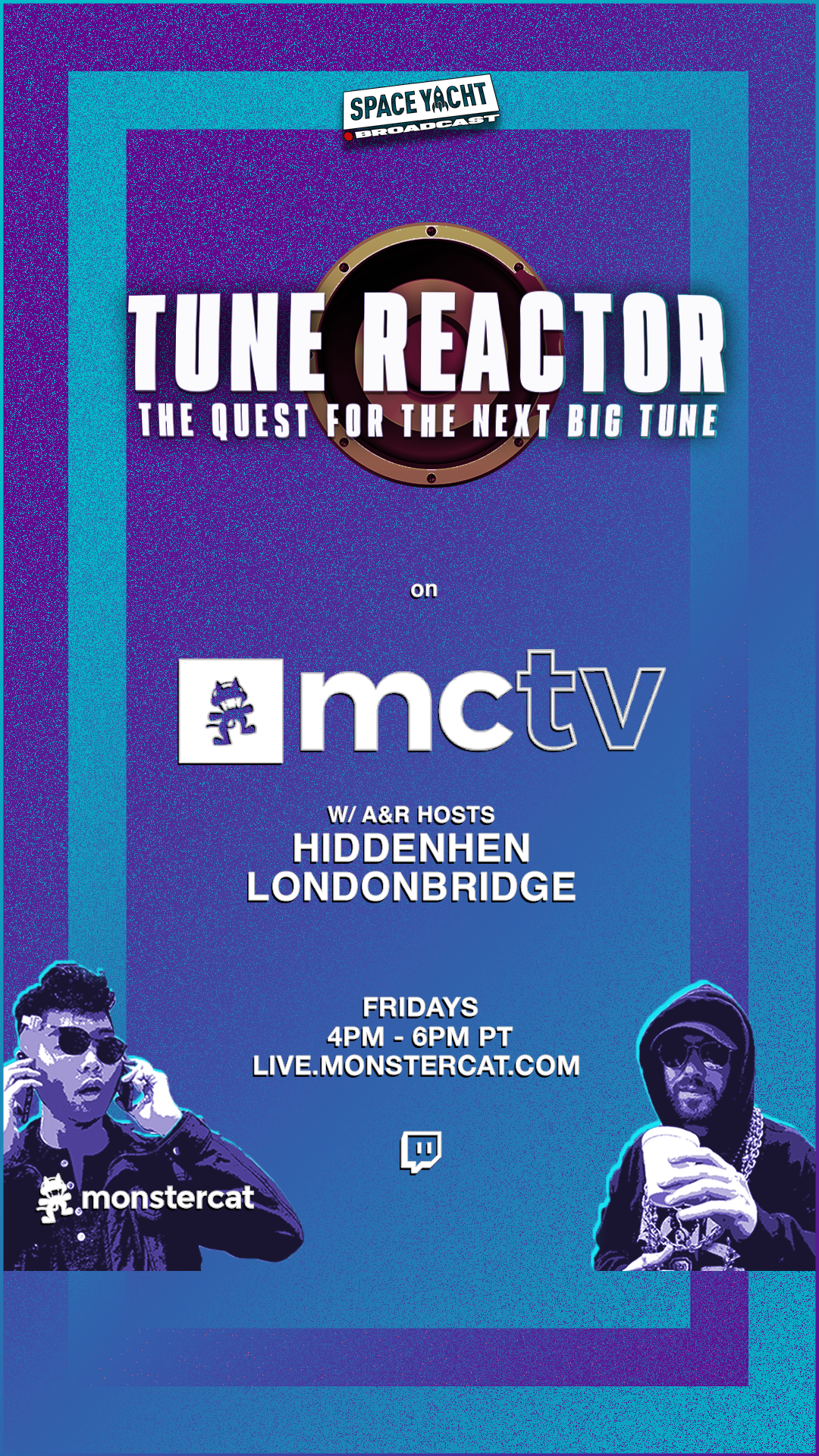 Space Yacht : Tune Reactor on Monstercat TV (Instagram Story)