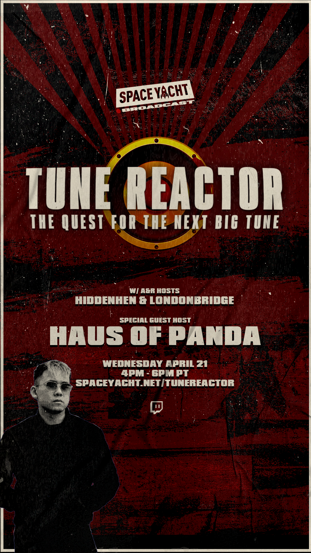 Space Yacht : Tune Reactor with Hau5 of Panda (Instagram Story)