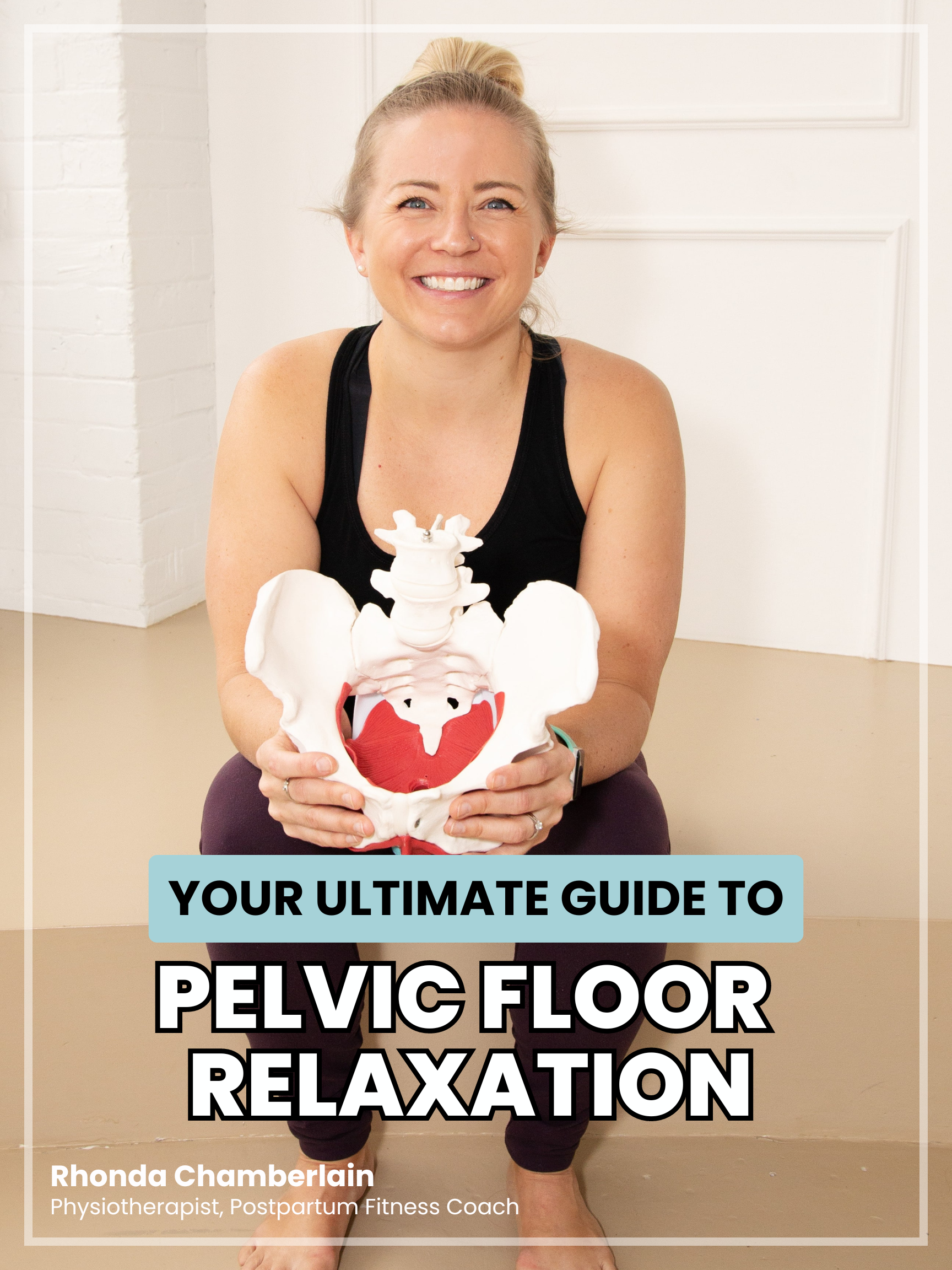 This helpful PDF guide includes a ton of helpful information including: 
*What is my pelvic floor?
*How do I know if I have a tight pelvic floor?
*Practical ways to learn to relax your pelvic floor