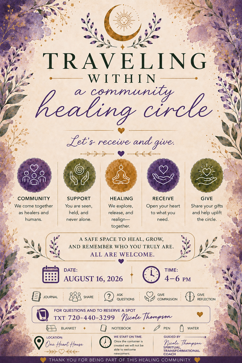 Traveling Within a Community Healing Circle 