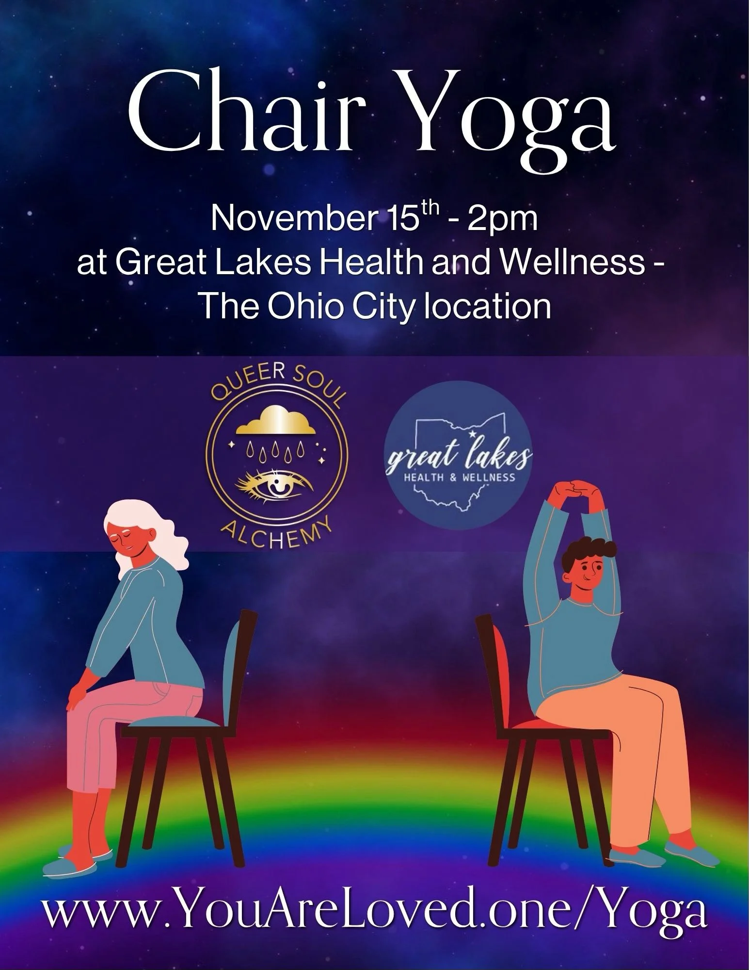 chair yoga at great lakes health and wellness in ohio city cleveland ohio