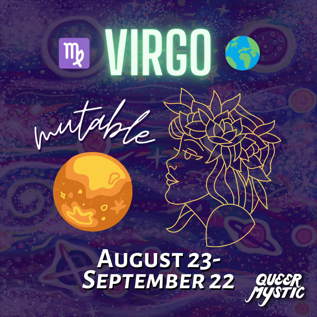 virgo season astrology, virgo zodiac sign meaning, queer astrology, queer spirituality, lgbtq spirituality