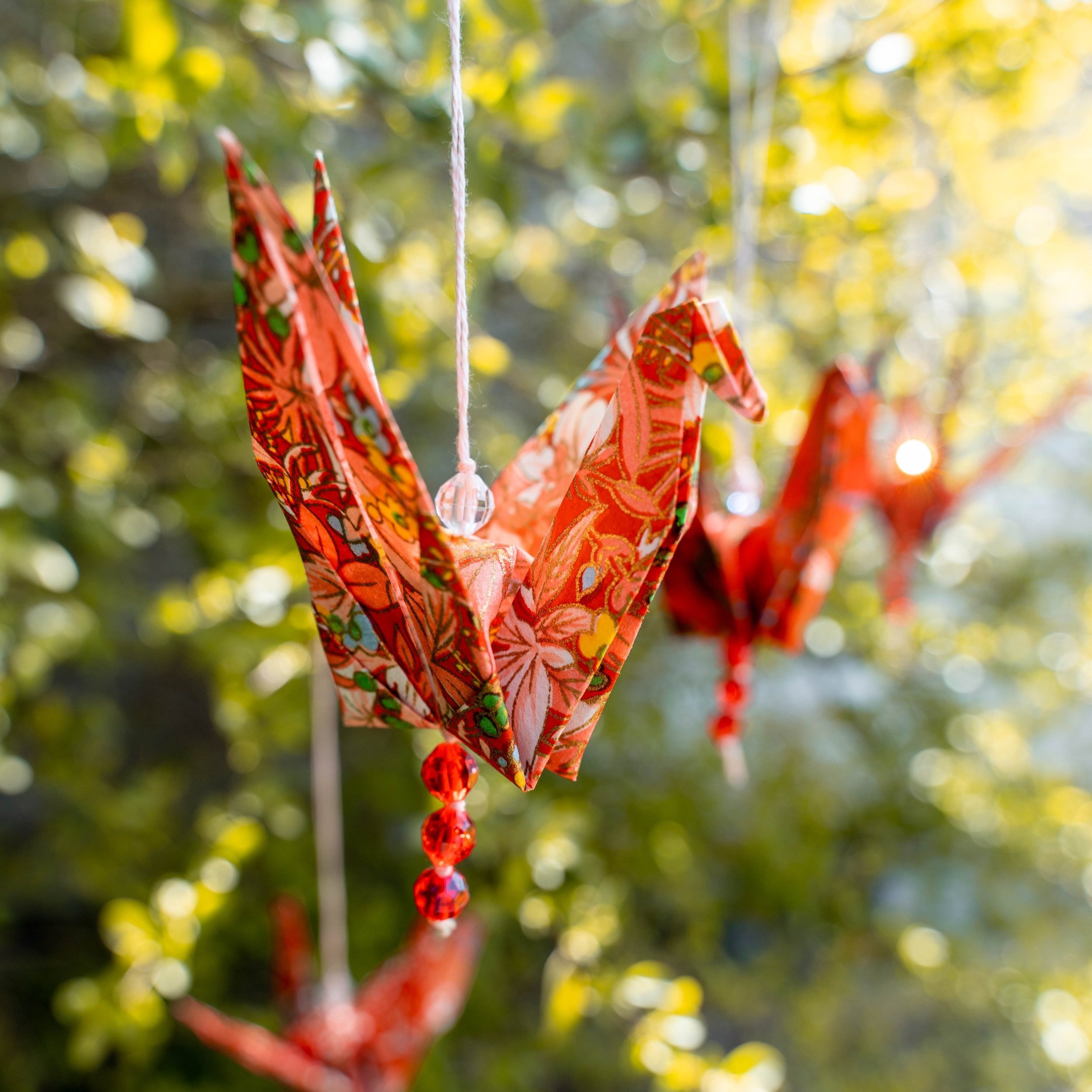 ORIGAMI CRANE ORNAMENTS