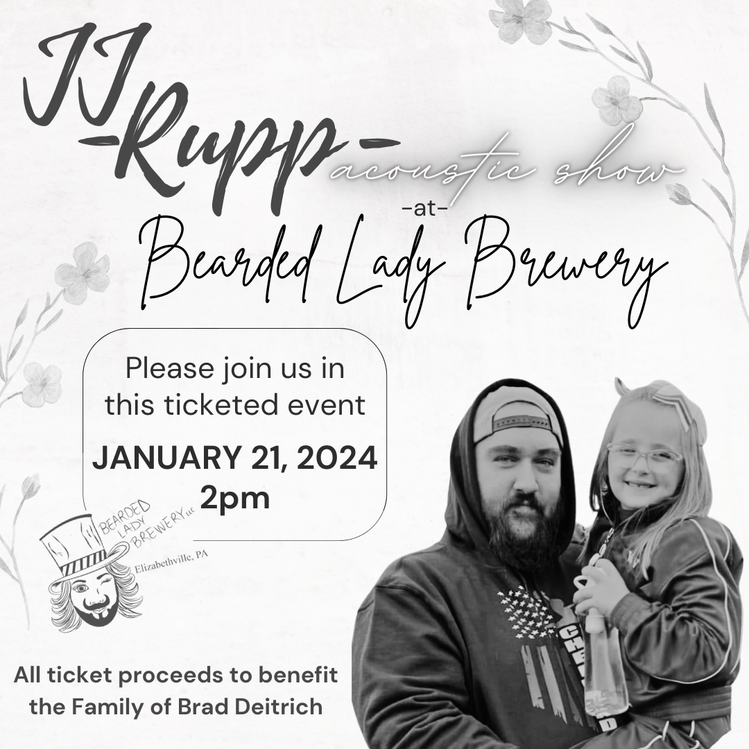 Brad Deitrich Family Benefit JJ RUPP Acoustic Show — JJ RUPP