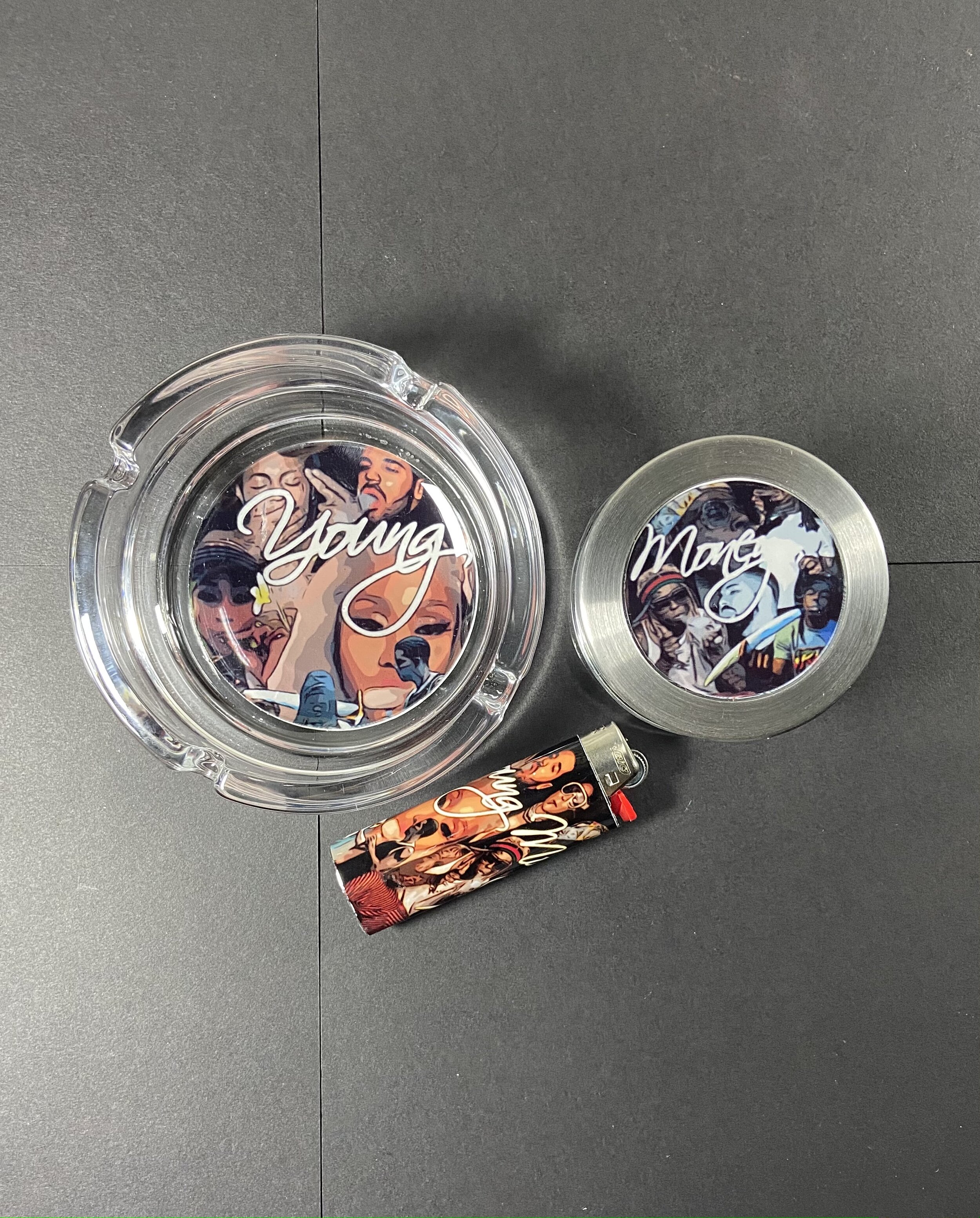 young money jar lighter ash tray