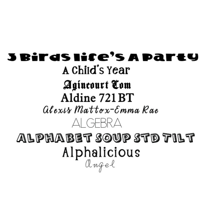 Custom Font Template block