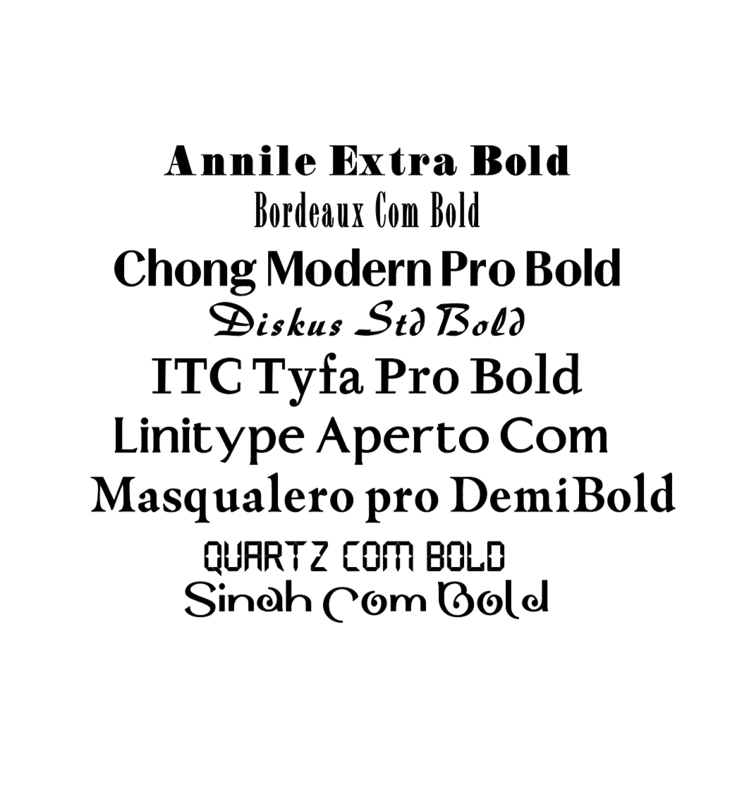 font template custom