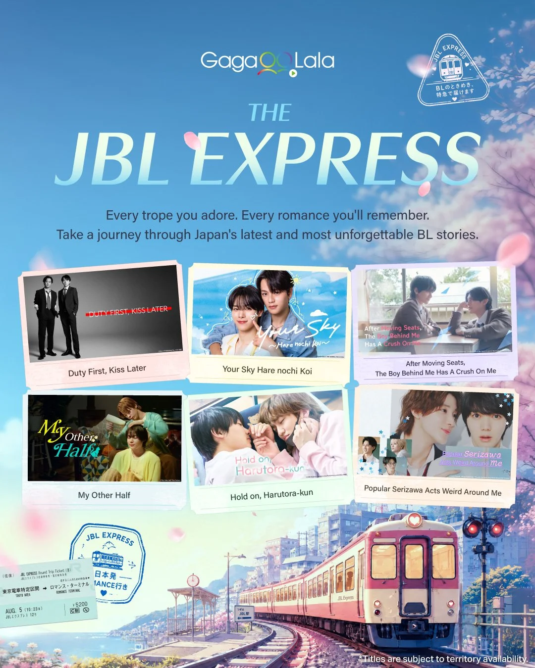 JBL Express Expands with Japanese BL Series on GagaOOLala
