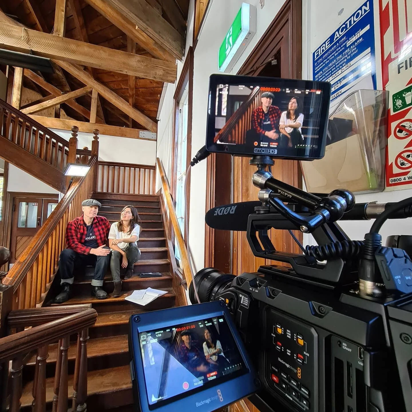 Interviews with @hogarthchocolate this morning. I'm finding in extremely hard to keep my hands of all the product I have to shoot lol...this is an extremely testing project for my palette! Until you try some of there single origin chocolate and understand how they produce such an amazing product then you haven't really tasted chocolate...great team...great product...whats not to love! 
.
@ursamini @swit_global @rodemic @rayzr_light @aputure.lighting 
.
#behindthescenes #griplife #panasonic #ursaminipro #ursamini46k #nelsonnz #nelsonshines #cameraman #filmaker #behindthescenes🎬