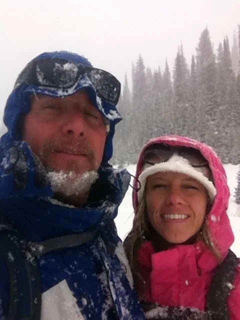 Snowshoeing in Big Cottonwood.  Hiking is my therapy.
