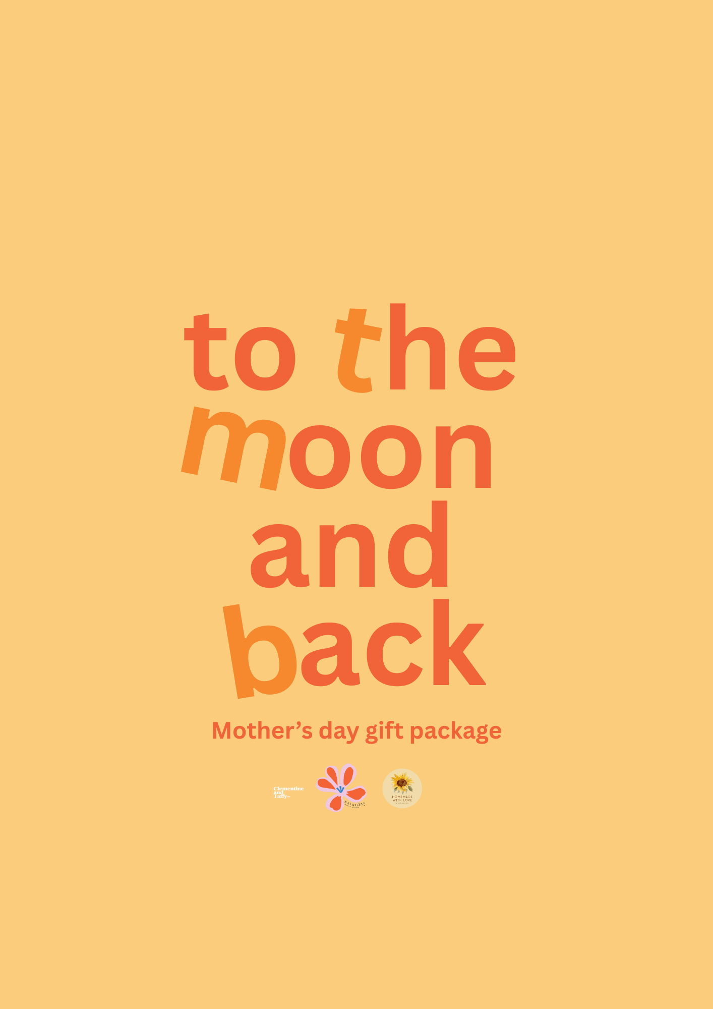To the Moon and Back; Mother's Day gift package