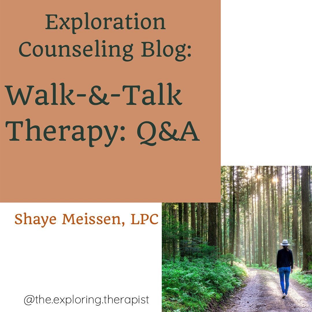 I get a lot of questions about Walk-&amp;-Talk Therapy. 
How does it work?
Is it private?
Can I bring my child?
What if I don&rsquo;t want to walk?
.

I have attempted to answer these and more in my recent blog post. Head over to my website to check 