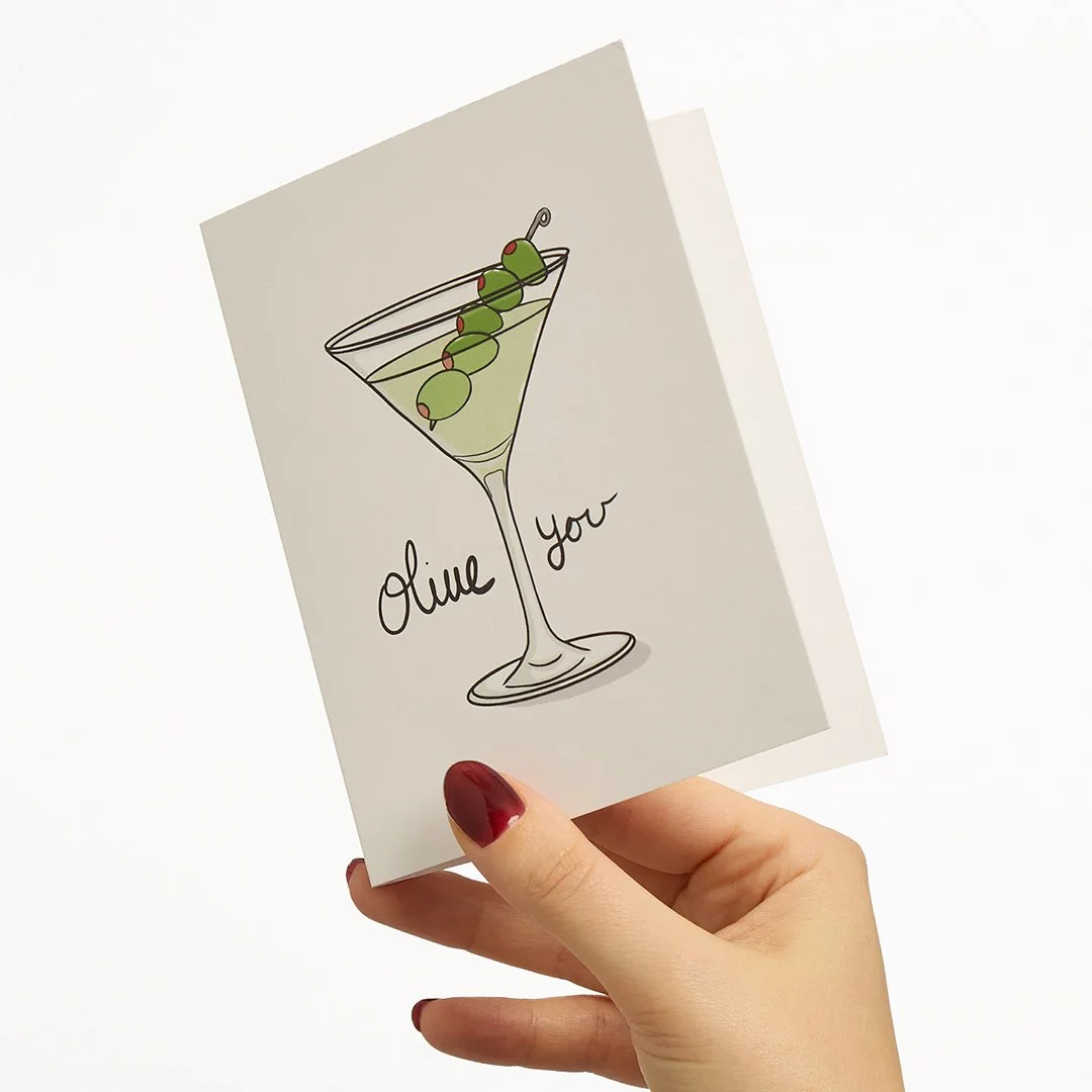 Olive You Card