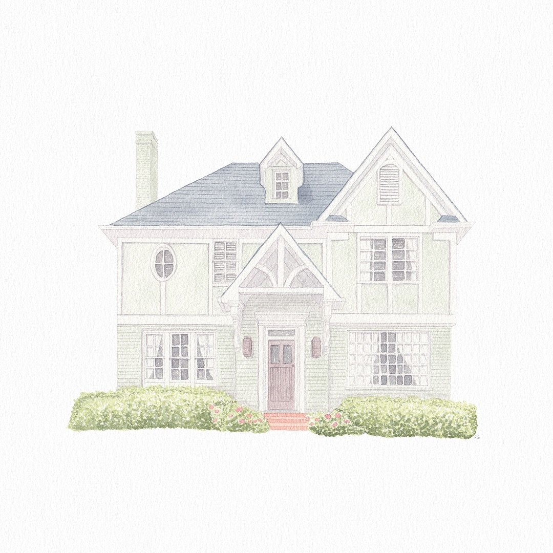 Peachtree St. House - Custom house painting

Commission
Watercolour painting on 300gsm paper
A4 size (29.7cm x 21cm)