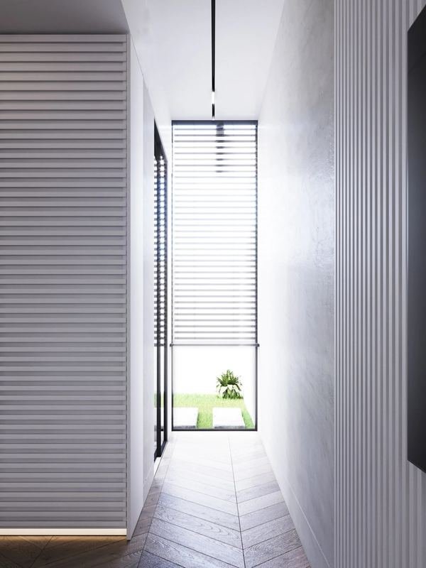 Al Ain Farm House · Al Ain — narrow corridor with a pendant light