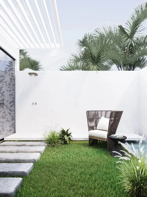 Al Ain Farm House · Al Ain — small courtyard garden under a pergola