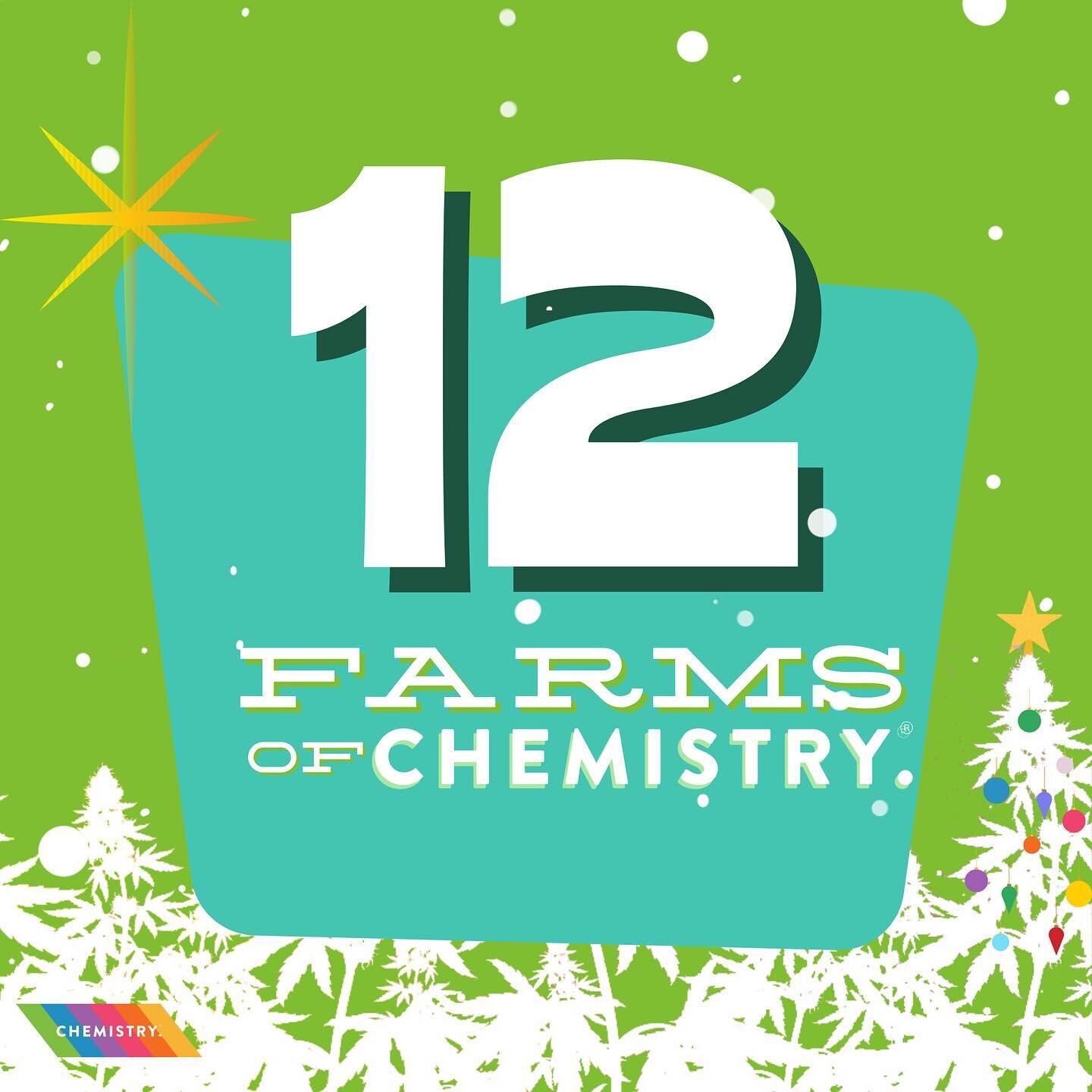 We are proud to be included in the 12 Farms of Chemistry. 🎄✨ To celebrate the launch of @trychemistry Project Fusion 4 pack, follow along to see Chemistry's farms &amp; learn more about where your weed is grown 💚🌈 ❄️

Some of Northern California&r