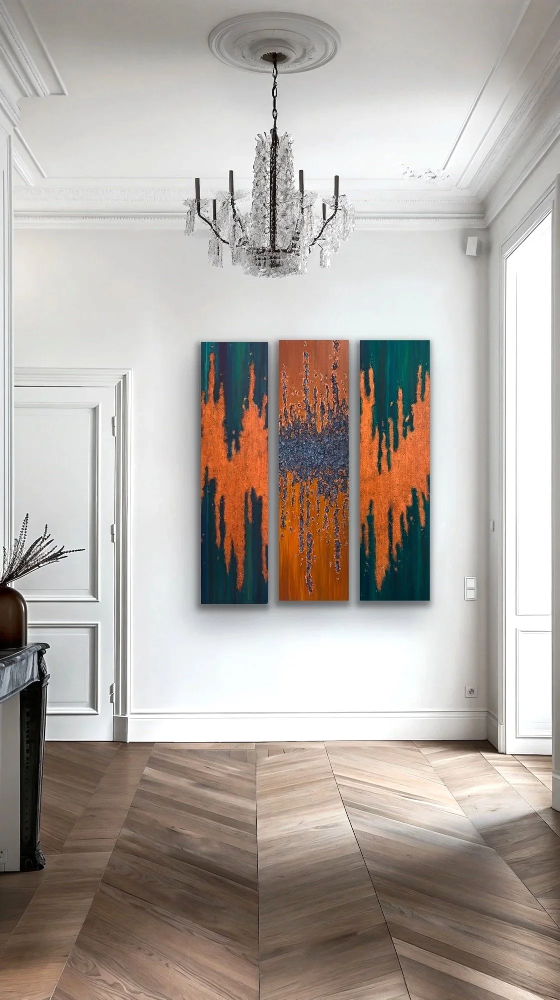 Copper Horizon Triptych